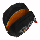 Рюкзак школьный, 38 х 29 х 16 см, Grizzly, эргономичная спинка, + брелок, чёрный - Фото 10