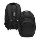 Рюкзак молодёжный 48 х 33 х 21 см, Grizzly, эргономичная спинка, отделение для ноутбука, чёрный - фото 9063575