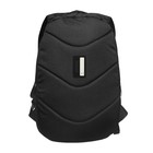 Рюкзак молодёжный 48 х 33 х 21 см, Grizzly, эргономичная спинка, отделение для ноутбука, чёрный - Фото 6