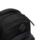 Рюкзак молодёжный 48 х 33 х 21 см, Grizzly, эргономичная спинка, отделение для ноутбука, чёрный - Фото 10