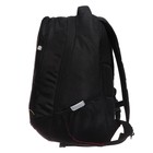 Рюкзак молодёжный 40 х 29 х 20 см, Grizzly, эргономичная спинка, отделение для ноутбука, чёрный - Фото 4
