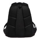 Рюкзак молодёжный 40 х 29 х 20 см, Grizzly, эргономичная спинка, отделение для ноутбука, чёрный - Фото 6
