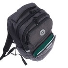 Рюкзак молодёжный 41 х 27 х 17 см, Grizzly, эргономичная спинка, отделение для ноутбука, серый - фото 24030260