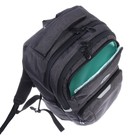 Рюкзак молодёжный 41 х 27 х 17 см, Grizzly, эргономичная спинка, отделение для ноутбука, серый - Фото 9