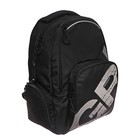 Рюкзак молодёжный 42 х 32 х 22 см, Grizzly, эргономичная спинка, отделение для ноутбука, чёрный - Фото 2