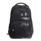 Рюкзак молодёжный 45 х 32 х 23 см, Grizzly, эргономичная спинка, чёрный - Фото 3
