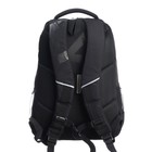 Рюкзак молодёжный 45 х 32 х 23 см, Grizzly, эргономичная спинка, чёрный - Фото 5