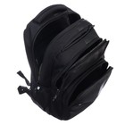 Рюкзак молодёжный 45 х 32 х 23 см, Grizzly, эргономичная спинка, чёрный - Фото 8