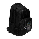 Рюкзак молодёжный 45 х 32 х 23 см, Grizzly, эргономичная спинка, чёрный/синий - Фото 2