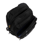Рюкзак молодёжный 45 х 32 х 23 см, Grizzly, эргономичная спинка, чёрный/синий - Фото 13