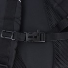 Рюкзак молодёжный 45 х 32 х 23 см, Grizzly, эргономичная спинка, чёрный/зелёный - Фото 11