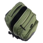 Рюкзак молодёжный 45 х 32 х 23 см, Grizzly, эргономичная спинка, чёрный/зелёный - Фото 10