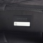 Рюкзак молодёжный 43 х 31 х 20 см, Grizzly, эргономичная спинка, отделение для ноутбука, чёрный - Фото 9