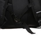 Рюкзак молодёжный 43 х 31 х 20 см, Grizzly, эргономичная спинка, отделение для ноутбука, чёрный - фото 9854482