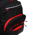 Рюкзак молодёжный 43 х 31 х 20 см, Grizzly, эргономичная спинка, отделение для ноутбука, чёрный - фото 9854484