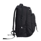 Рюкзак молодёжный 43 х 31 х 20 см, Grizzly, эргономичная спинка, отделение для ноутбука, чёрный - Фото 4
