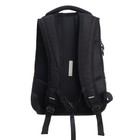 Рюкзак молодёжный 43 х 31 х 20 см, Grizzly, эргономичная спинка, отделение для ноутбука, чёрный - Фото 5