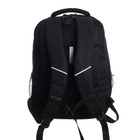 Рюкзак молодёжный 42 х 31 х 22 см, Grizzly, эргономичная спинка, отделение для ноутбука, чёрный - Фото 5