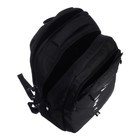 Рюкзак молодёжный 42 х 31 х 22 см, Grizzly, эргономичная спинка, отделение для ноутбука, чёрный - Фото 10