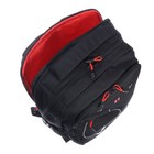 Рюкзак молодёжный 42 х 31 х 22 см, Grizzly, эргономичная спинка, отделение для ноутбука, чёрный - фото 24030278