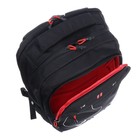 Рюкзак молодёжный 42 х 31 х 22 см, Grizzly, эргономичная спинка, отделение для ноутбука, чёрный - фото 24030276