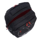 Рюкзак молодёжный 42 х 31 х 22 см, Grizzly, эргономичная спинка, отделение для ноутбука, чёрный - фото 24030277