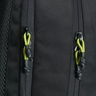 Рюкзак молодёжный 41,5 х 29 х 18 см, Grizzly, эргономичная спинка, отделение для ноутбука, чёрный - фото 9854496