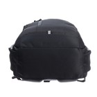 Рюкзак молодёжный 47 х 32 х 17 см, Grizzly, эргономичная спинка, отделение для ноутбука, чёрный - фото 9770959