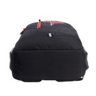 Рюкзак молодёжный 47 х 32 х 17 см, Grizzly, эргономичная спинка, отделение для ноутбука, чёрный - фото 9819779