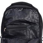 Рюкзак молодёжный 43 х 29 х 15 см, Grizzly, эргономичная спинка, отделение для ноутбука, чёрный - фото 9784041