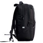 Рюкзак молодёжный 43 х 29 х 15 см, Grizzly, эргономичная спинка, отделение для ноутбука, чёрный - фото 9784032