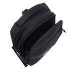 Рюкзак молодёжный 43 х 29 х 15 см, Grizzly, эргономичная спинка, отделение для ноутбука, чёрный - фото 9784036