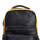 Рюкзак молодёжный 43 х 29 х 15 см, Grizzly, эргономичная спинка, отделение для ноутбука, чёрный - фото 9819807
