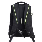 Рюкзак молодёжный 42 х 31 х 22 см, Grizzly, эргономичная спинка, отделение для ноутбука, чёрный/зелёный - фото 9784043