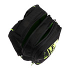Рюкзак молодёжный 42 х 31 х 22 см, Grizzly, эргономичная спинка, отделение для ноутбука, чёрный/зелёный - фото 9854506