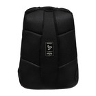 Рюкзак молодёжный 42 х 31 х 22 см, Grizzly, эргономичная спинка, отделение для ноутбука, чёрный/зелёный - фото 9854500
