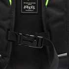 Рюкзак молодёжный 42 х 31 х 22 см, Grizzly, эргономичная спинка, отделение для ноутбука, чёрный/зелёный - фото 9854502