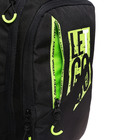 Рюкзак молодёжный 42 х 31 х 22 см, Grizzly, эргономичная спинка, отделение для ноутбука, чёрный/зелёный - фото 9854503