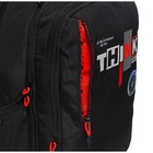 Рюкзак молодёжный 42 х 31 х 22 см, Grizzly, эргономичная спинка, отделение для ноутбука, чёрный/красный - Фото 11