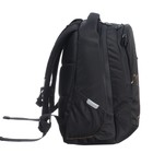 Рюкзак молодёжный 40 х 29 х 20 см, Grizzly, эргономичная спинка, отделение для ноутбука, чёрный - фото 9877284