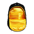Рюкзак молодёжный 40 х 29 х 20 см, Grizzly, эргономичная спинка, отделение для ноутбука, чёрный - фото 9854525