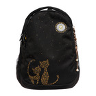 Рюкзак молодёжный 40 х 29 х 20 см, Grizzly, эргономичная спинка, отделение для ноутбука, чёрный - фото 9661077