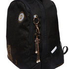 Рюкзак молодёжный 40 х 29 х 20 см, Grizzly, эргономичная спинка, отделение для ноутбука, чёрный - фото 9854519