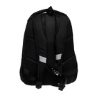 Рюкзак молодёжный 40 х 29 х 20 см, Grizzly, эргономичная спинка, отделение для ноутбука, чёрный - фото 9854520