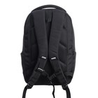 Рюкзак молодёжный 43 х 27,5 х 16 см, Grizzly, эргономичная спинка, отделение для ноутбука, чёрный - фото 9819813