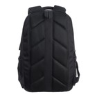 Рюкзак молодёжный 43 х 27,5 х 16 см, Grizzly, эргономичная спинка, отделение для ноутбука, чёрный - Фото 7
