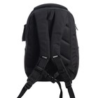 Рюкзак молодёжный 43 х 27,5 х 16 см, Grizzly, эргономичная спинка, отделение для ноутбука, чёрный - фото 9877296