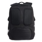 Рюкзак молодёжный 40 х 28 х 16 см, Grizzly, эргономичная спинка, отделение для ноутбука, чёрный - фото 9784051