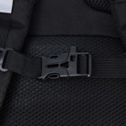 Рюкзак молодёжный 40 х 28 х 16 см, Grizzly, эргономичная спинка, отделение для ноутбука, чёрный - Фото 9