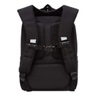 Рюкзак молодёжный 40 х 28 х 16 см, Grizzly, эргономичная спинка, отделение для ноутбука, чёрный - Фото 2